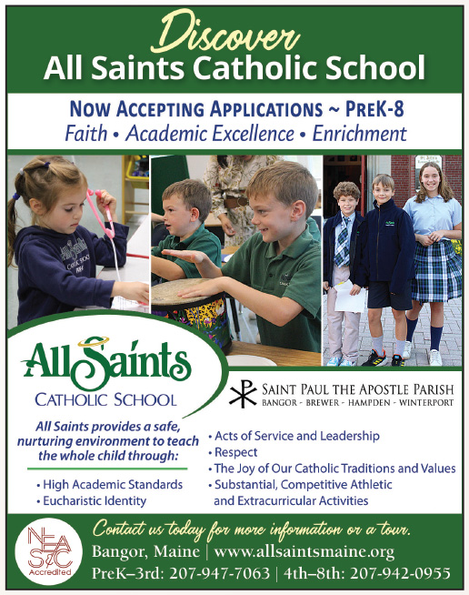 All Saints Catholic School ad