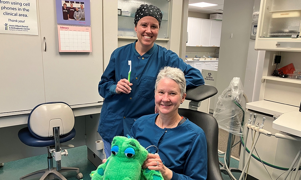 Dynamic duo  dedicated to dental care