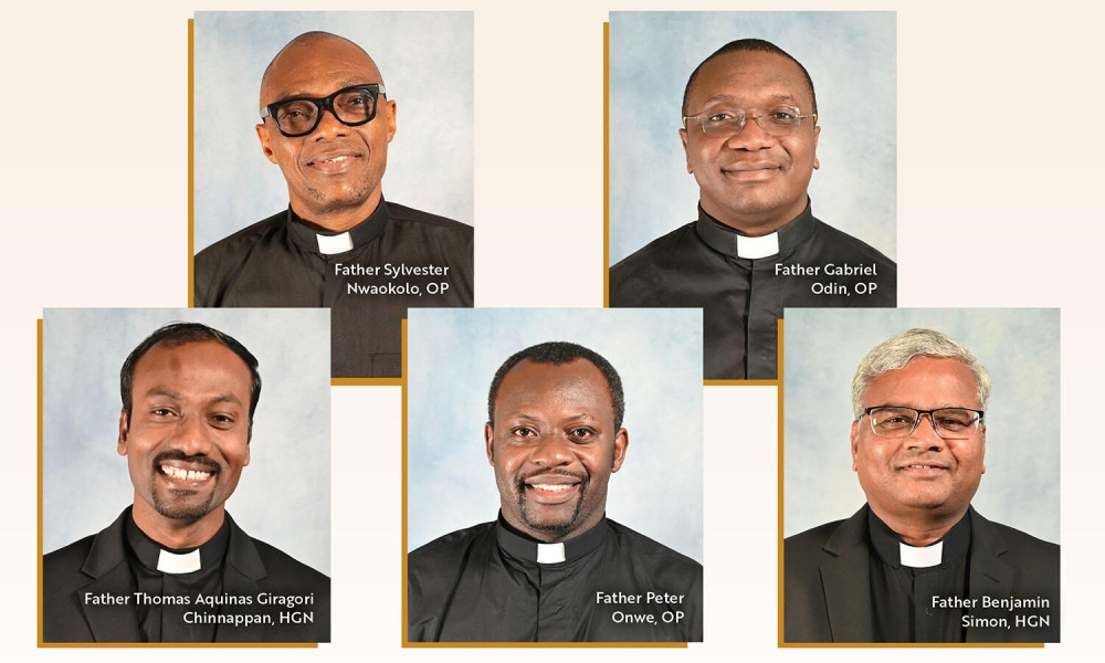 Priests from India and Nigeria  welcomed to Maine