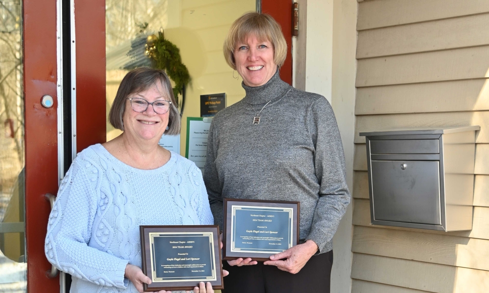 Dynamic duo embraces the spirit of teamwork to support students with visual impairments