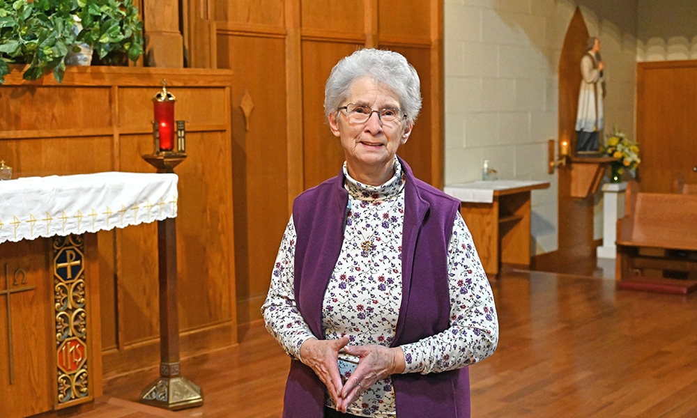 Parish pillar  finds joy through service